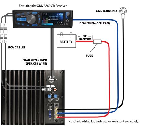 car stereo wiring diagram with amp 